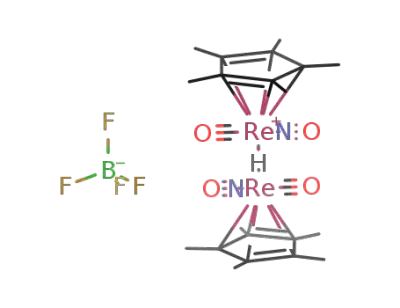 ({(η-C5Me5)Re(CO)(NO)}2(μ-H))BF4