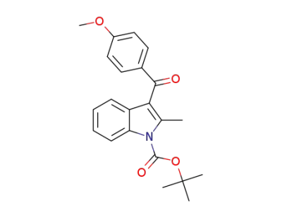 N-tert-butoxycarbonyl-3-(4-methoxybenzoyl)-2-methylindole