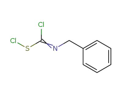 N-benzyl-S-chloroisothiocarbamoyl chloride